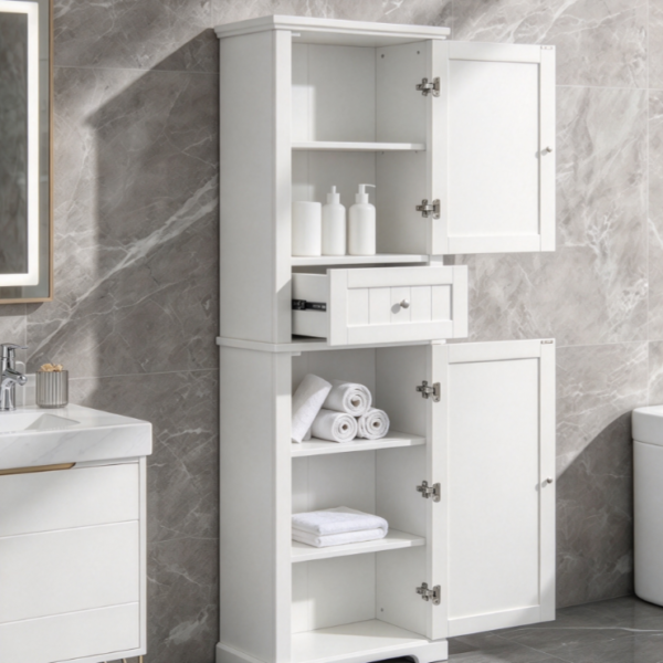 Bathroom Storage Cabinet Assembly