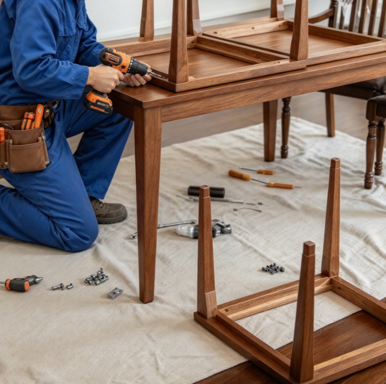 Dining Table Assembly